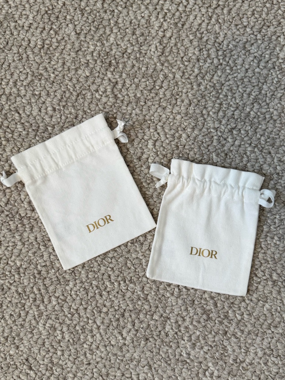 Dior Beauty Dust Bags - Set of 2